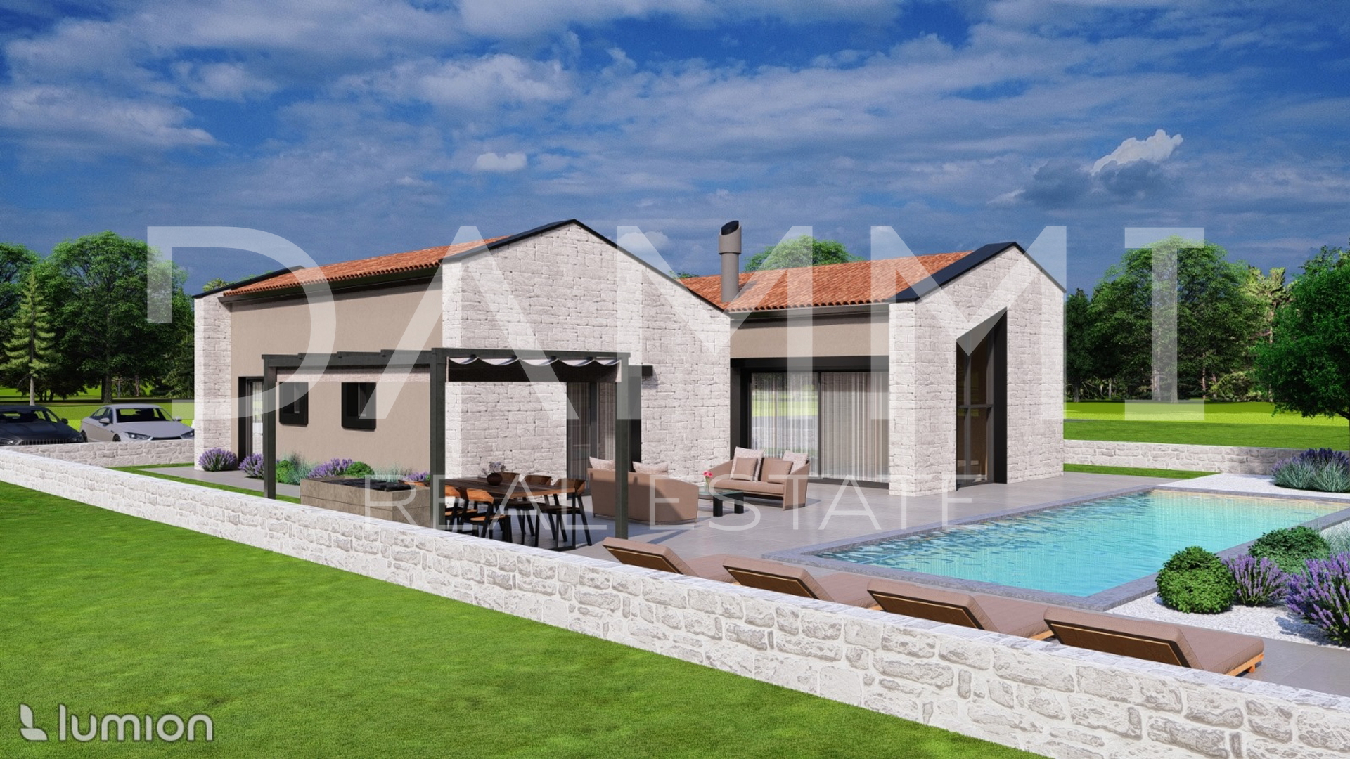 ISTRIA, ŽMINJ - DESIGNER MODERN HOUSE WITH SWIMMING POOL